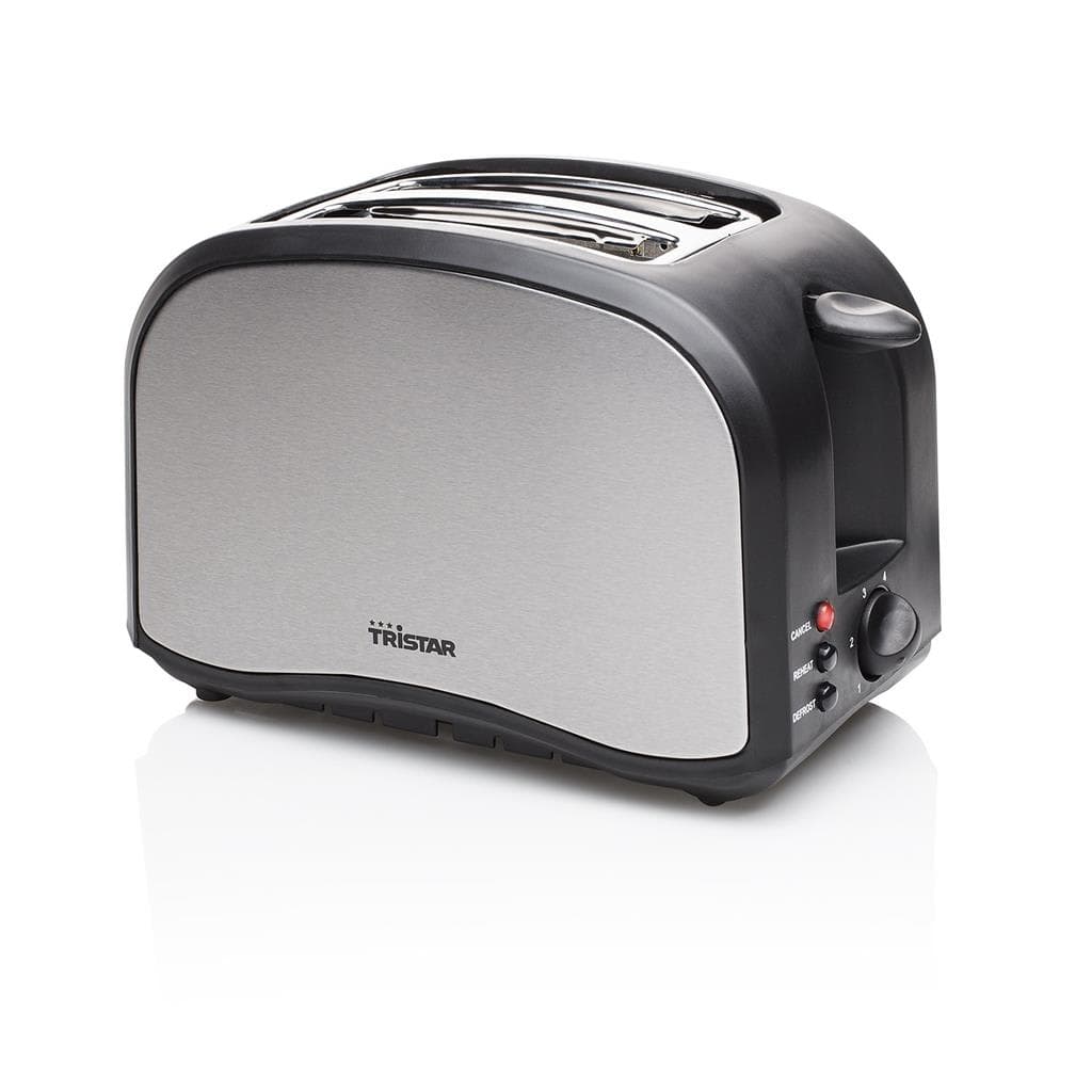 BR-1022 -  Grille pain noir/inox