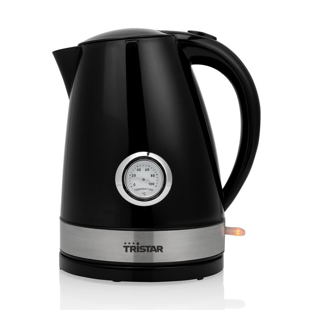 WK-1341 - Bouilloire noir + thermomètre